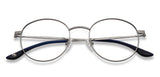 Grey Round Full Rim Unisex Eyeglasses by John Jacobs-136040