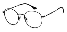 Load image into Gallery viewer, Black Round Full Rim Unisex Eyeglasses by John Jacobs-147690