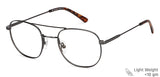Grey Round Full Rim Unisex Eyeglasses by John Jacobs Computer Glasses-144117