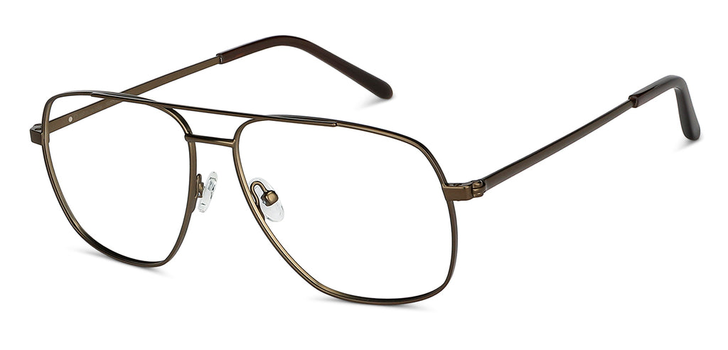Brown Square Full Rim Unisex Eyeglasses by John Jacobs Computer Glasses-141757