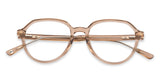 Brown Round Full Rim Unisex Eyeglasses by John Jacobs-137739