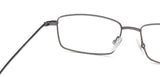 Grey Rectangle Full Rim Men Eyeglasses by John Jacobs Computer Glasses-144859