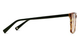 Brown Rectangle Full Rim Unisex Eyeglasses by John Jacobs Computer Glasses-146286