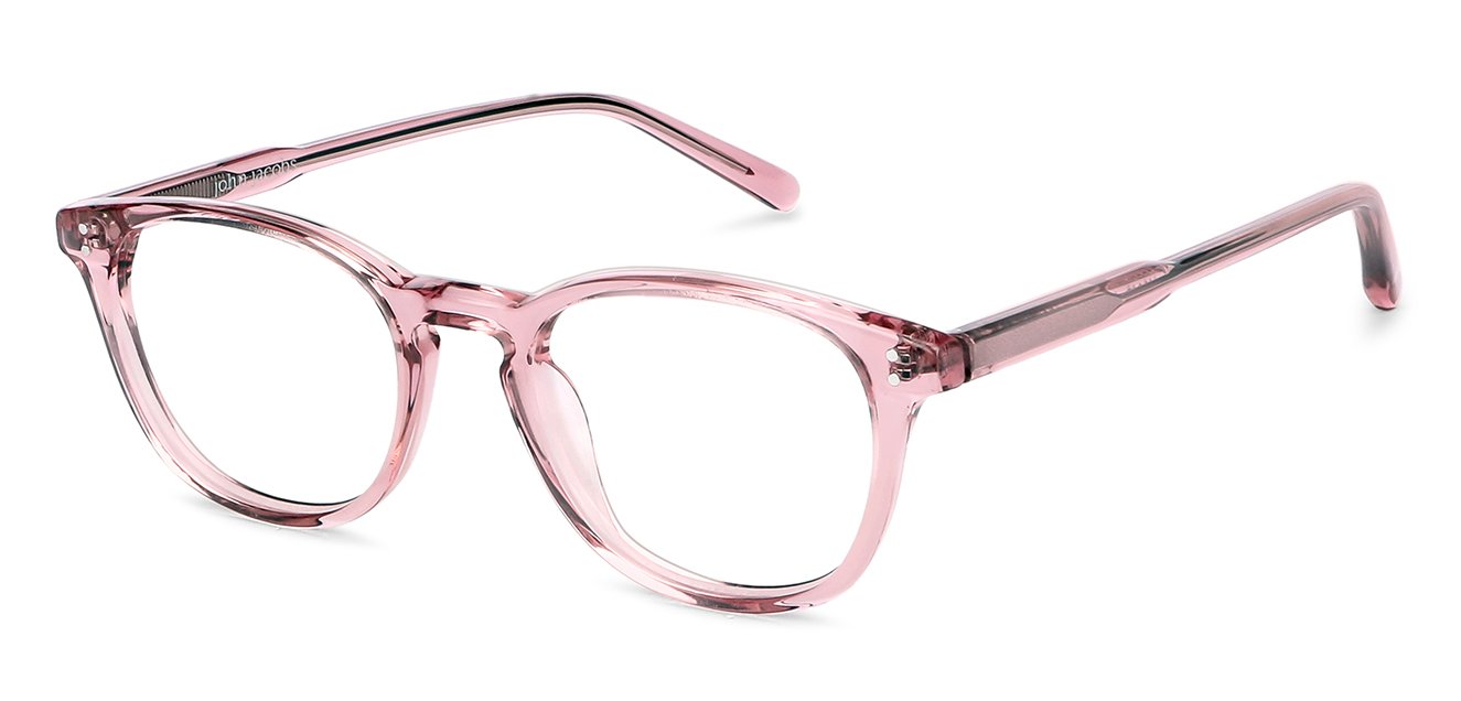 Pink Cat Eye Full Rim Women Eyeglasses by John Jacobs-140647