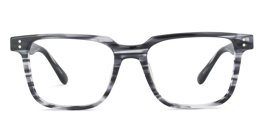 Grey Square Full Rim Unisex Eyeglasses by John Jacobs-140651