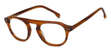 Brown Round Full Rim Unisex Eyeglasses by John Jacobs Computer Glasses-147384