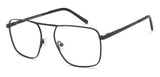 Black Square Full Rim Unisex Eyeglasses by John Jacobs-143353