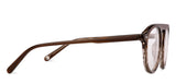 Brown Aviator Full Rim Unisex Eyeglasses by John Jacobs-147198
