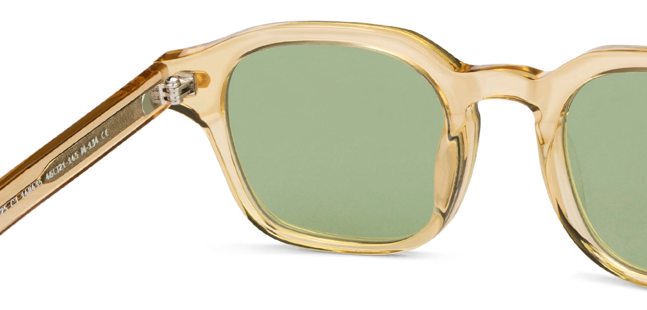 Gold Wayfarer Full Rim Unisex Sunglasses by John Jacobs-148435