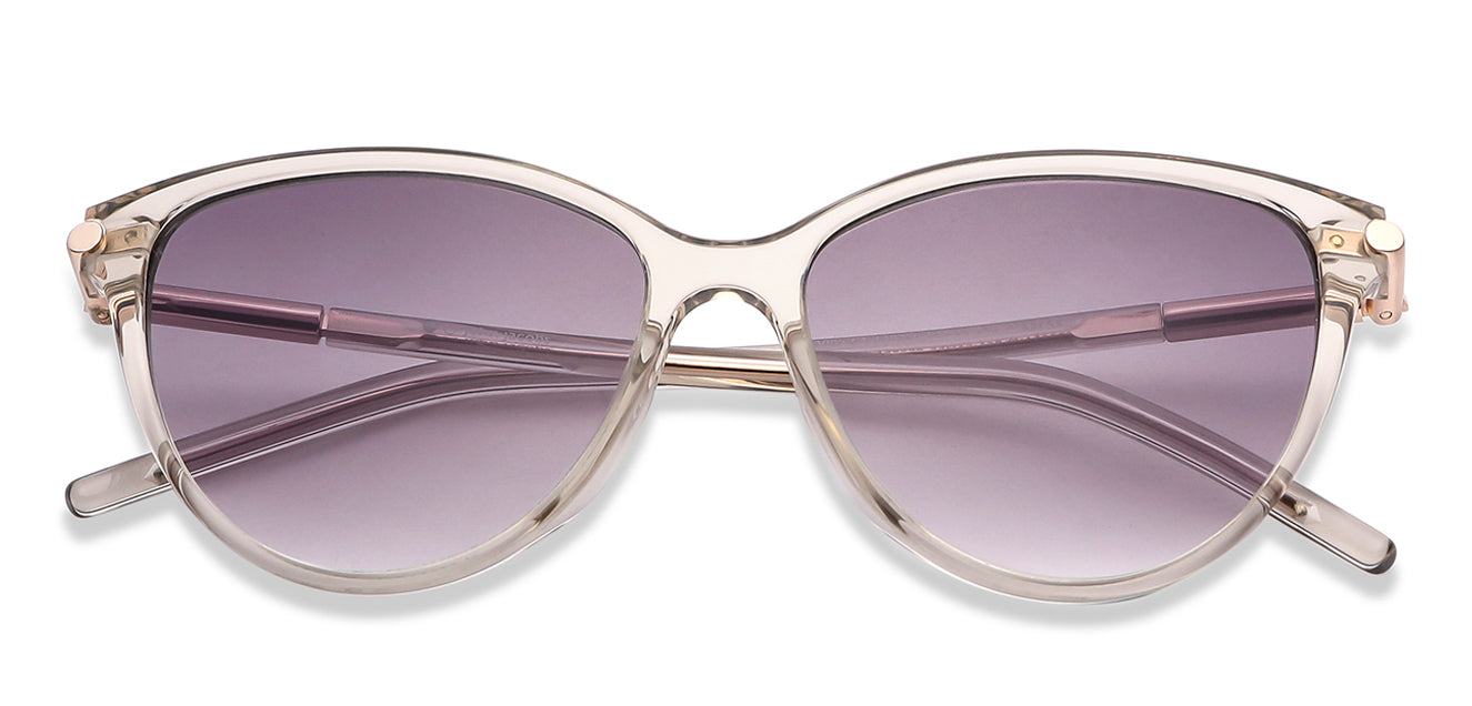 Grey Cat Eye Full Rim Women Sunglasses by John Jacobs-138256