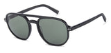 Black Aviator Full Rim Unisex Sunglasses by John Jacobs-140629