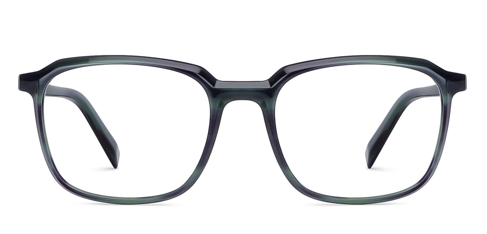 Green Square Full Rim Unisex Eyeglasses by John Jacobs-147274
