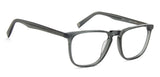 Grey Wayfarer Full Rim Medium Unisex Eyeglasses by John Jacobs-143309