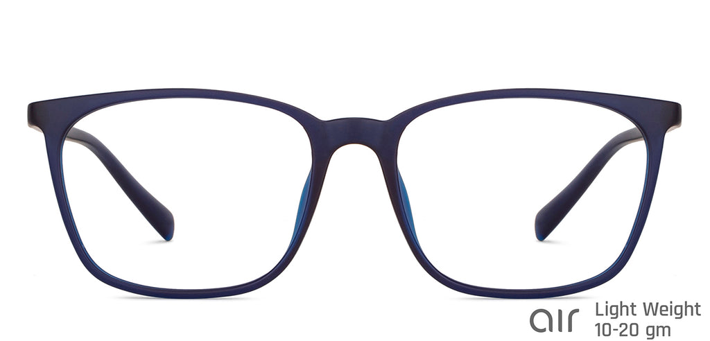 Blue Wayfarer Full Rim Unisex Eyeglasses by Lenskart Air-148356