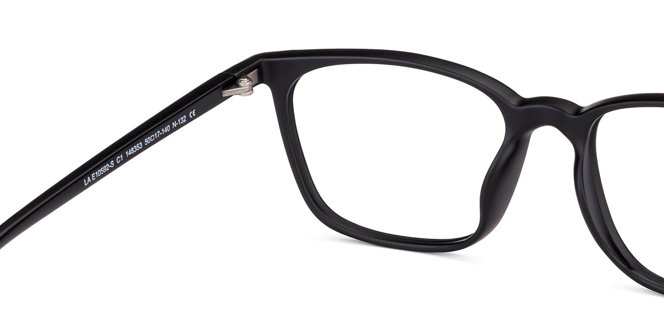 Black Wayfarer Full Rim Unisex Eyeglasses by Lenskart Air-148353