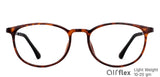 Brown Round Full Rim Unisex Eyeglasses by Lenskart Air-146814