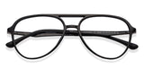 Black Aviator Full Rim Unisex Eyeglasses by Lenskart Air-148364