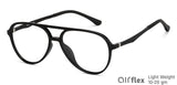 Black Aviator Full Rim Unisex Eyeglasses by Lenskart Air-148361