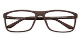 Brown Rectangle Full Rim Unisex Eyeglasses by Lenskart Air-145999