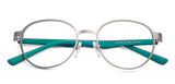 Silver Round Full Rim Unisex Eyeglasses by Lenskart Air-146827
