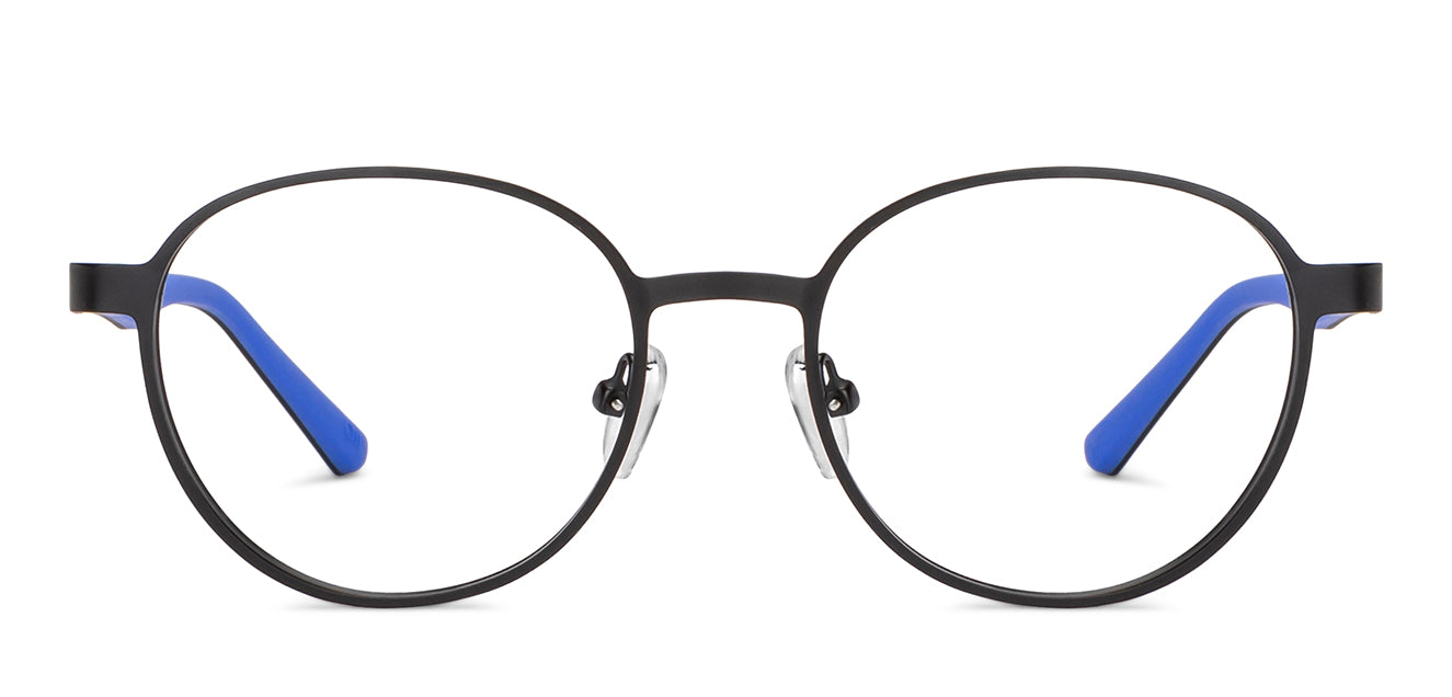 Black Round Full Rim Unisex Eyeglasses by Lenskart Air-149349