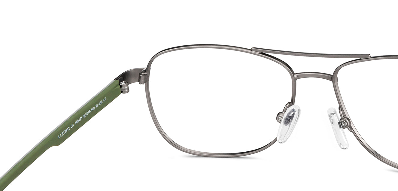 Gunmetal Aviator Full Rim Unisex Eyeglasses by Lenskart Air-149471