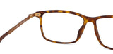 Brown Rectangle Full Rim Unisex Eyeglasses by Lenskart Air Computer Glasses-148644