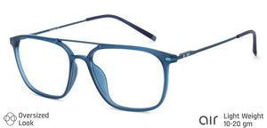 Blue Square Full Rim Unisex Eyeglasses by Lenskart Air LA-137975