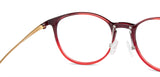 Red Round Full Rim Extra Wide Unisex Eyeglasses by Lenskart Air-138036
