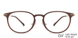Brown Round Full Rim Medium Unisex Eyeglasses by Lenskart Air-138039