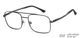 Gunmetal Square Full Rim Unisex Eyeglasses by Lenskart Air-148374