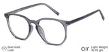 Grey Hexagonal Full Rim Unisex Eyeglasses by Lenskart Air Computer Glasses-147743