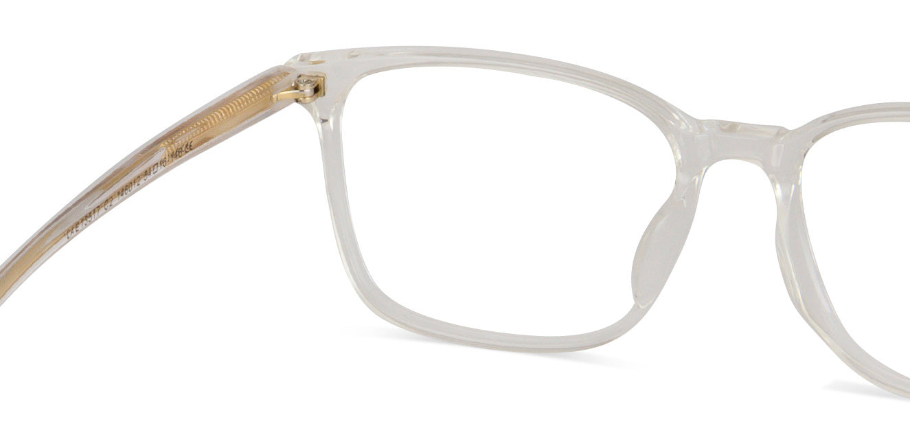 Transparent Rectangle Full Rim Unisex Eyeglasses by Lenskart Air Computer Glasses-147741
