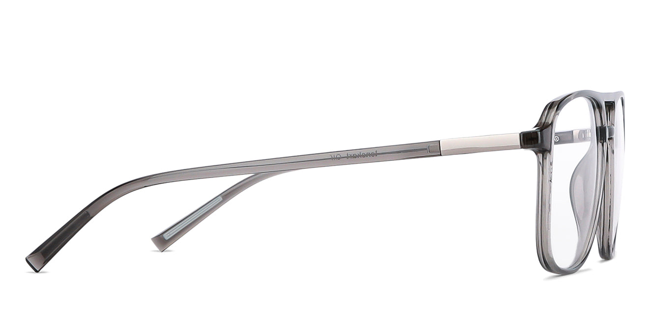 Grey Aviator Full Rim Unisex Eyeglasses by Lenskart Air-145790