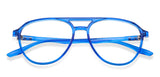 Blue Aviator Full Rim Unisex Eyeglasses by Lenskart Air Computer Glasses-148687