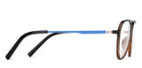 Brown Aviator Full Rim Unisex Eyeglasses by Lenskart Air-147084
