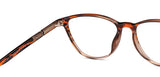 Brown Cat Eye Full Rim Unisex Eyeglasses by Lenskart Air-147107