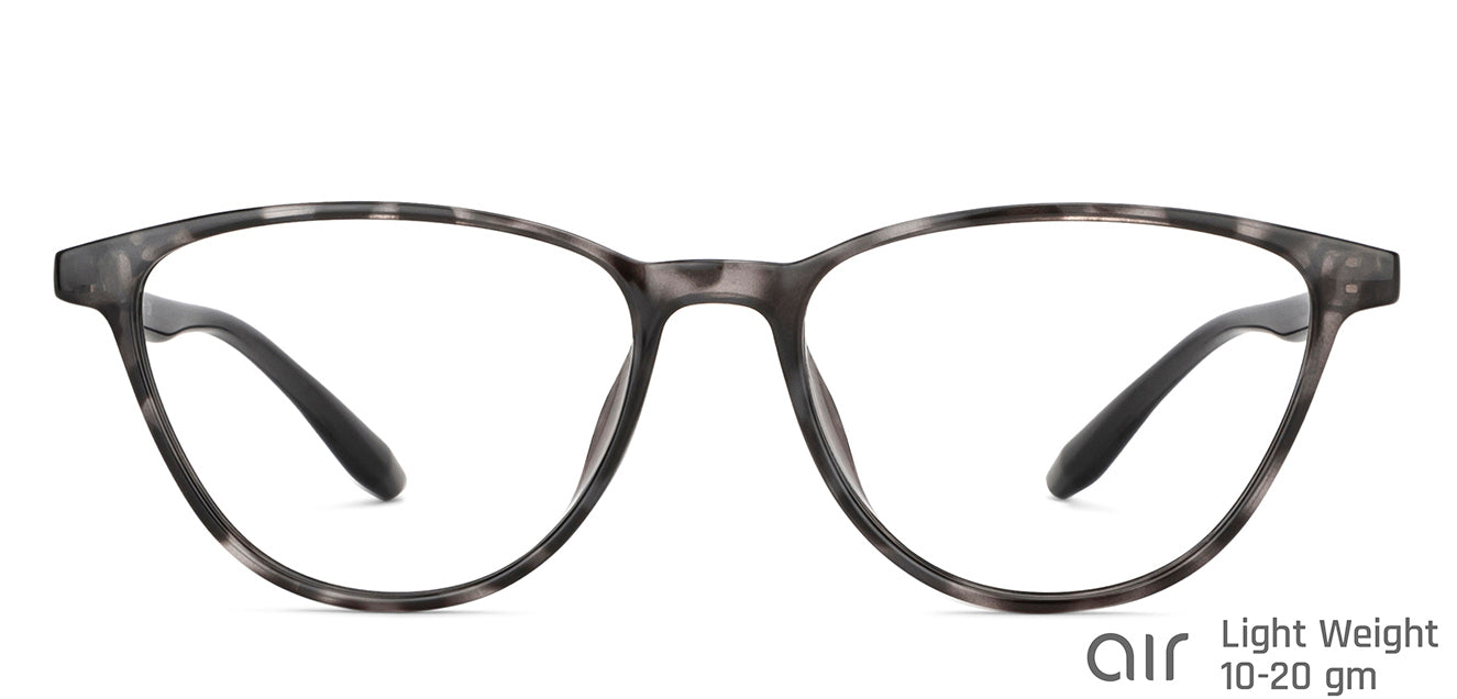 Grey Cat Eye Full Rim Unisex Eyeglasses by Lenskart Air-147108