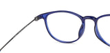 Blue Round Full Rim Unisex Eyeglasses by Lenskart Air-147432