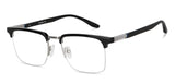 Black Rectangle Half Rim Unisex Eyeglasses by Lenskart Air-147450