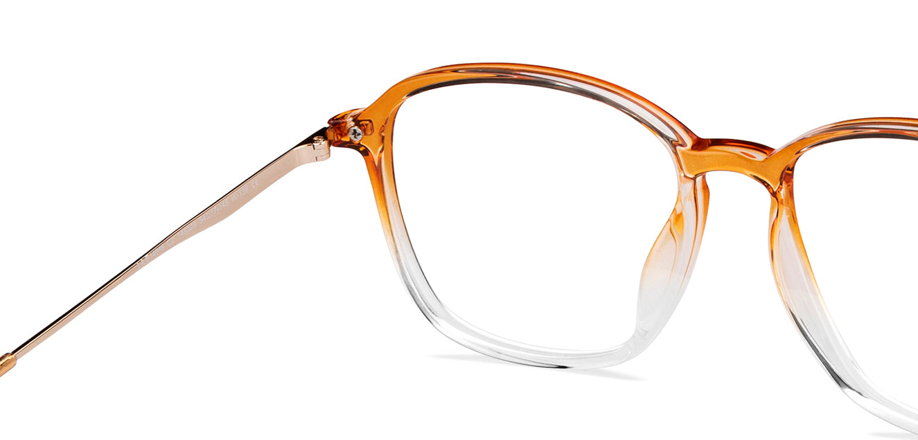Brown Rectangle Full Rim Unisex Eyeglasses by Lenskart Air-148328