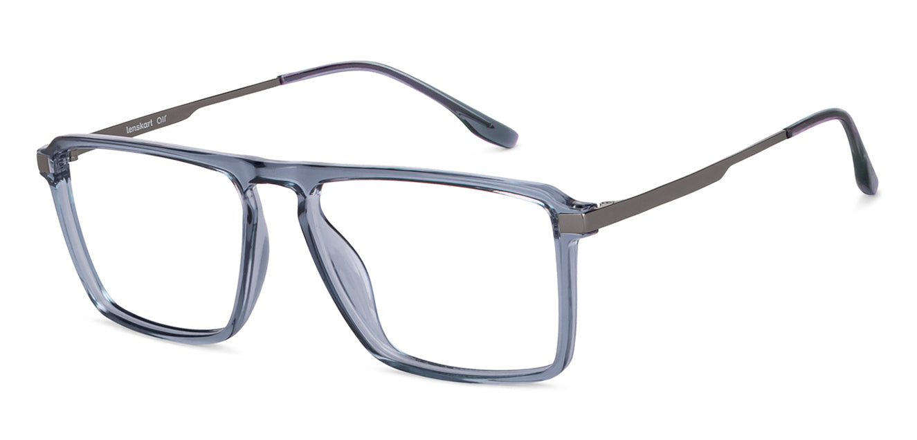 Blue Square Full Rim Unisex Eyeglasses by Lenskart Air-148331