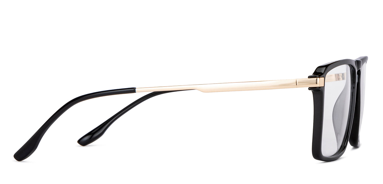 Black Square Full Rim Unisex Eyeglasses by Lenskart Air-148332