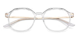 Transparent Round Full Rim Unisex Eyeglasses by Lenskart Air-149011