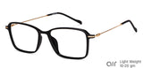 Black Square Full Rim Unisex Eyeglasses by Lenskart Air-149515