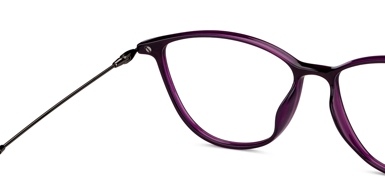 Purple Cat Eye Full Rim Unisex Eyeglasses by Lenskart Air-149519