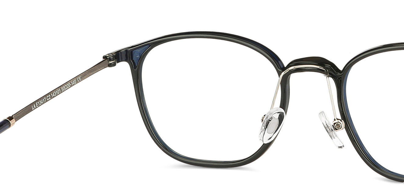 Blue Rectangle Full Rim Unisex Eyeglasses by Lenskart Air Computer Glasses-147784