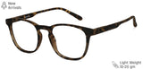 Tortoise Wayfarer Full Rim Unisex Eyeglasses by Lenskart Blu-148703