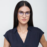 Black Round Full Rim Unisex Eyeglasses by Lenskart Blu-149174