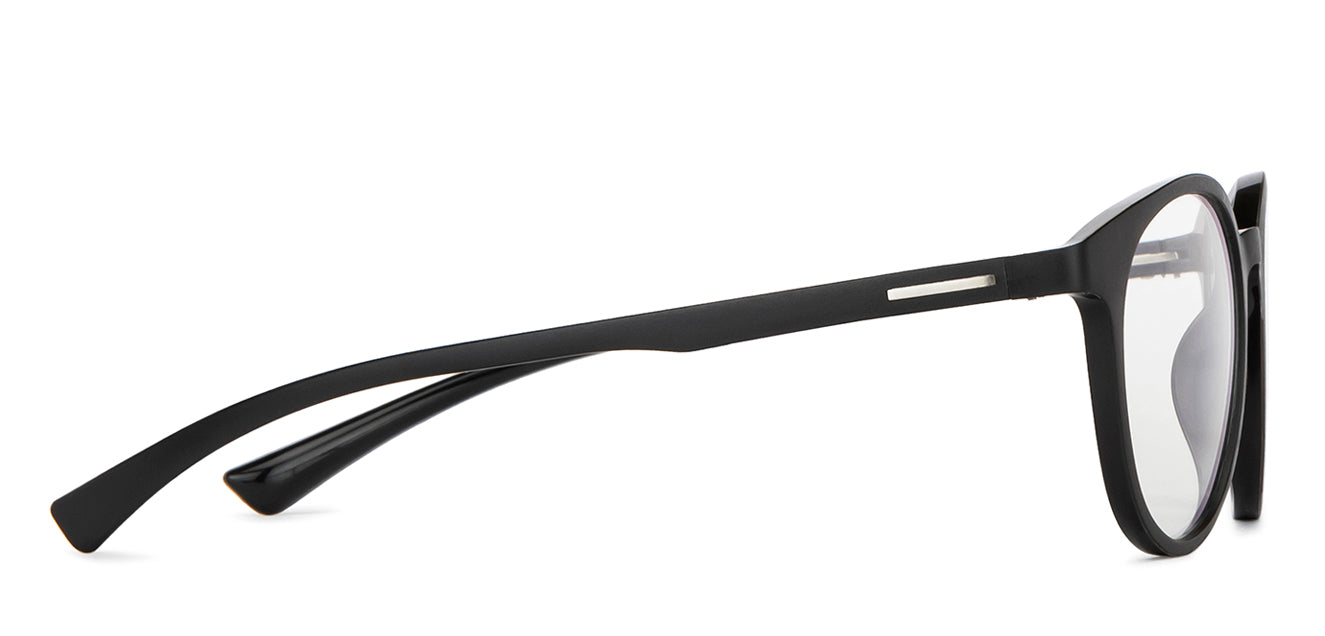 Black Round Full Rim Unisex Eyeglasses by Lenskart Blu-149762